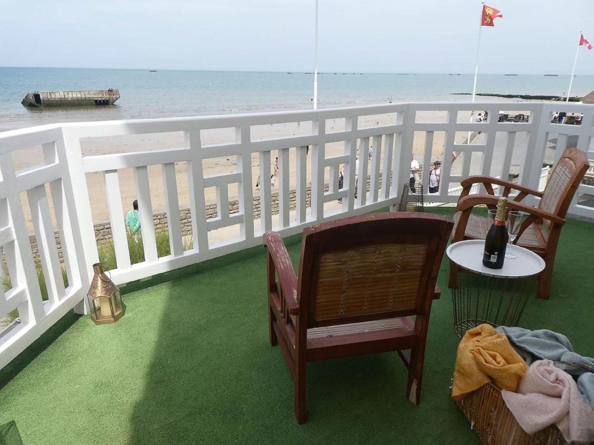 Appartement De Standing - Avec Terrasse Et Vue Mer Arromanches-les-Bains Esterno foto